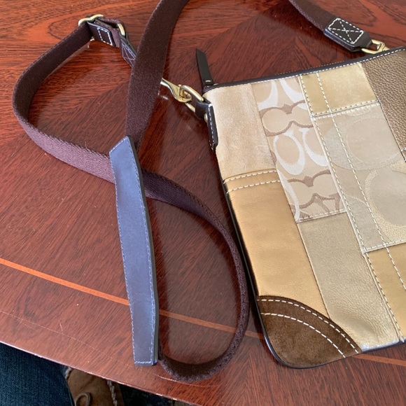Coach Patchwork Swingpack Messenger Cross Body Handbag - Picture 2 of 14